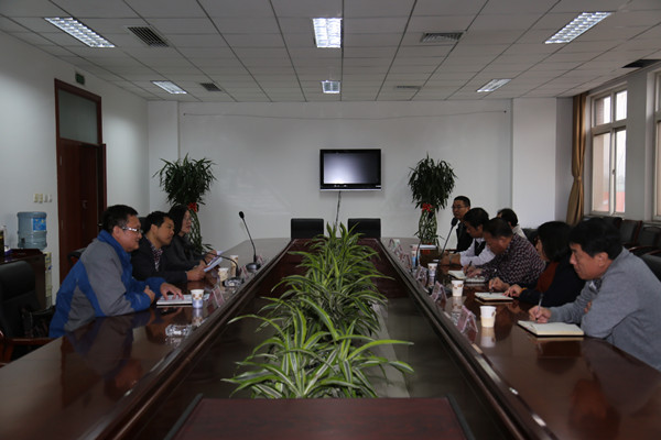 河北建材職業(yè)技術(shù)學(xué)院黨委書記一行來我院考察交流工作